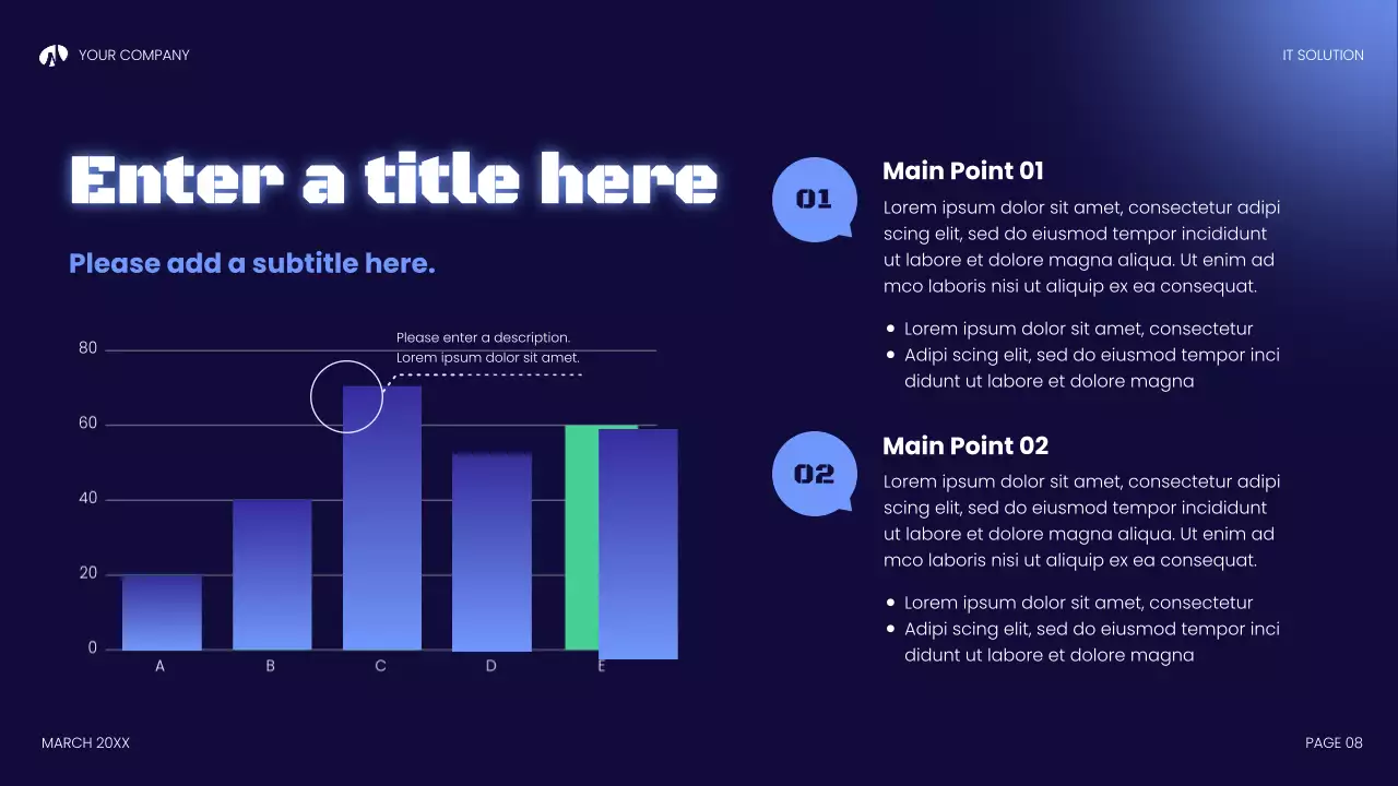 blue modern technology presentation