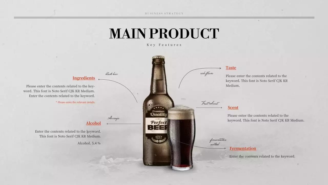 베이지 빈티지 크래프트 맥주 사업 계획 프레젠테이션