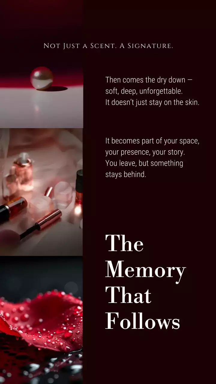 Red Elegant Skincare Promotion Instagram Story Post