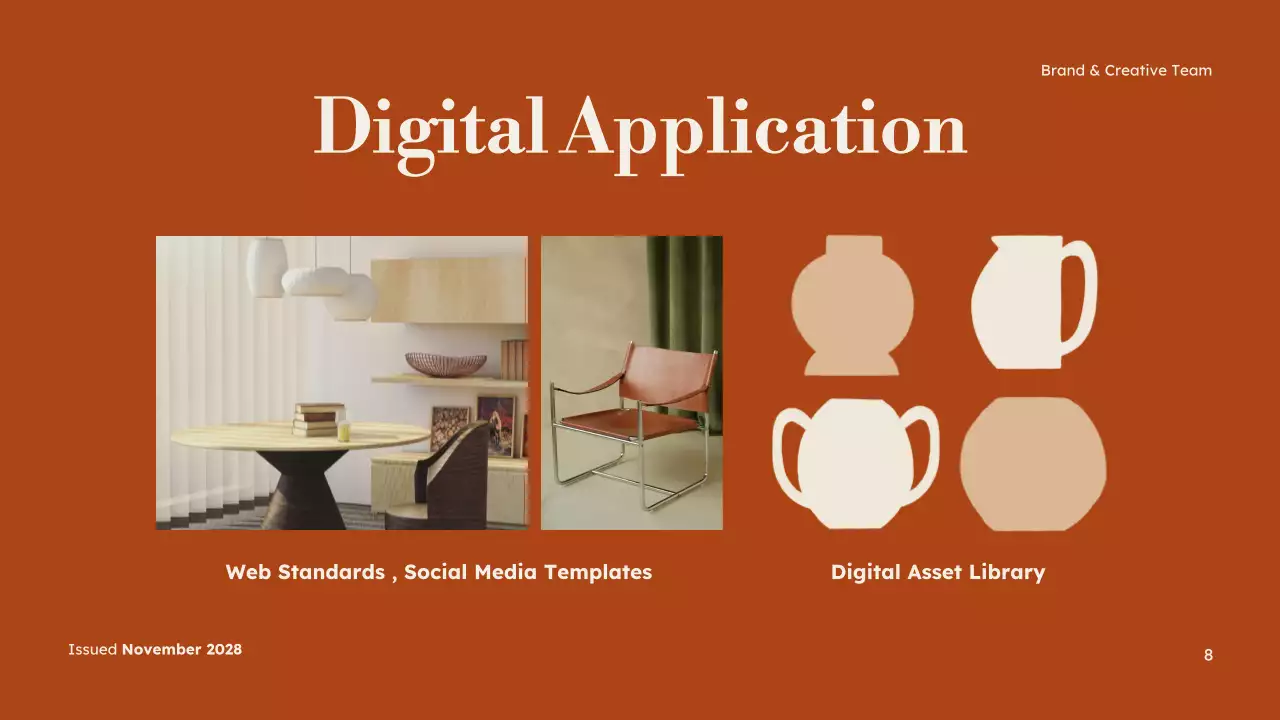 Green Minimal Brand Guideline Presentation