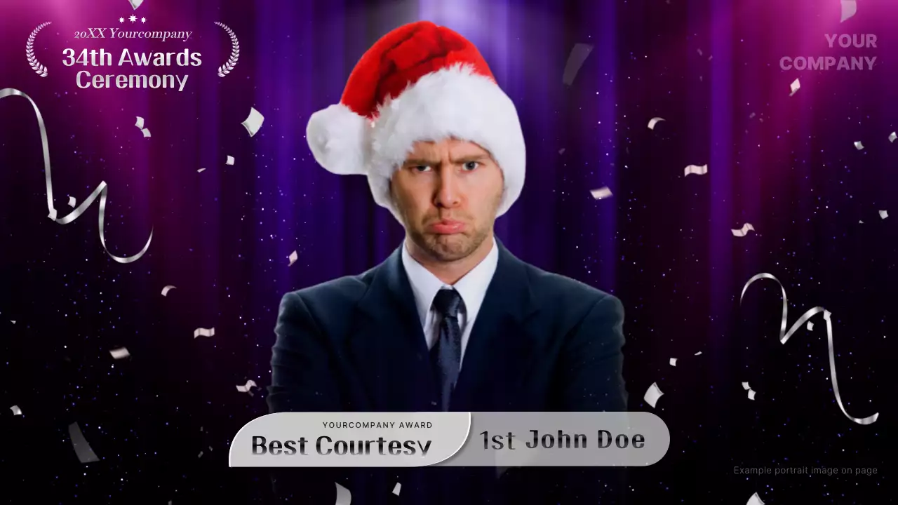 퍼플 클래식 어워드 발표 포스터