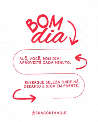 Postagem do Instagram com cartão comemorativo minimalista vermelho