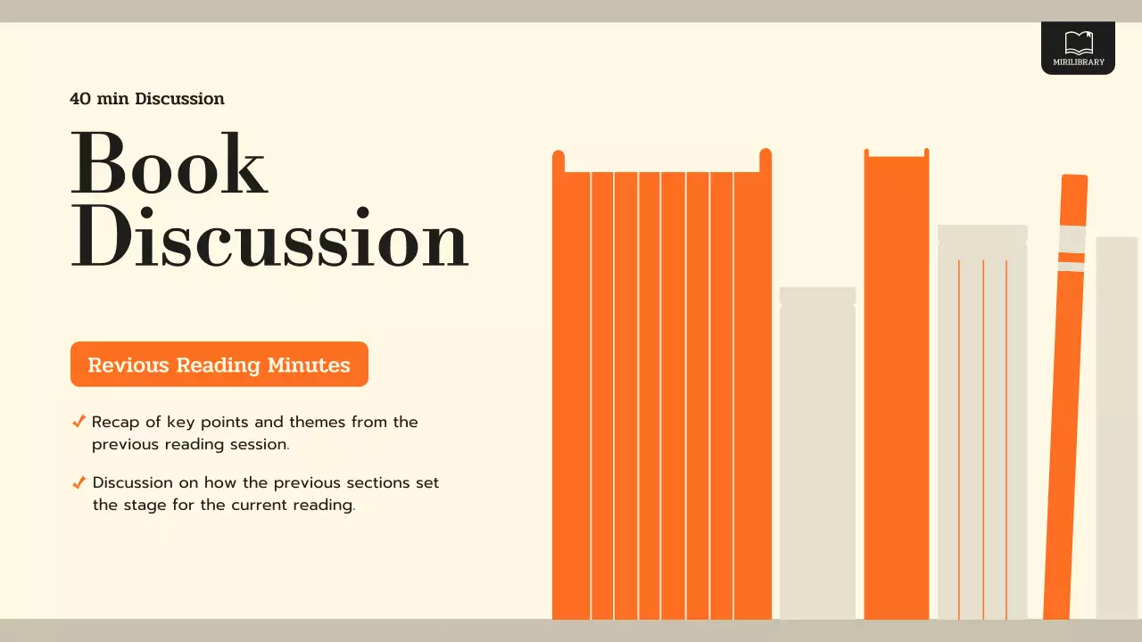 Beige Simple Reading Agenda Presentation