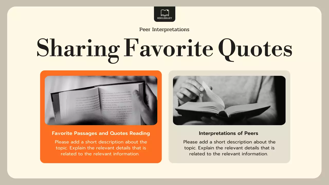 Beige Simple Reading Agenda Presentation