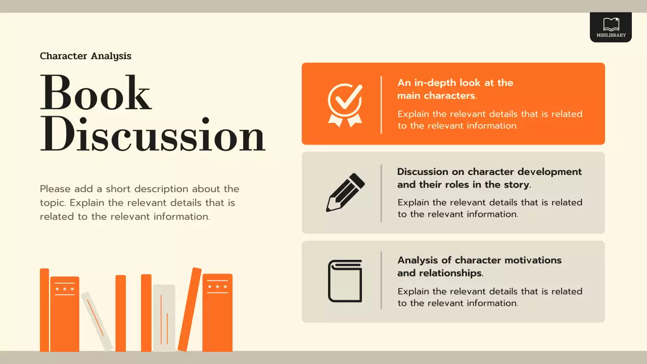 Beige Simple Reading Agenda Presentation