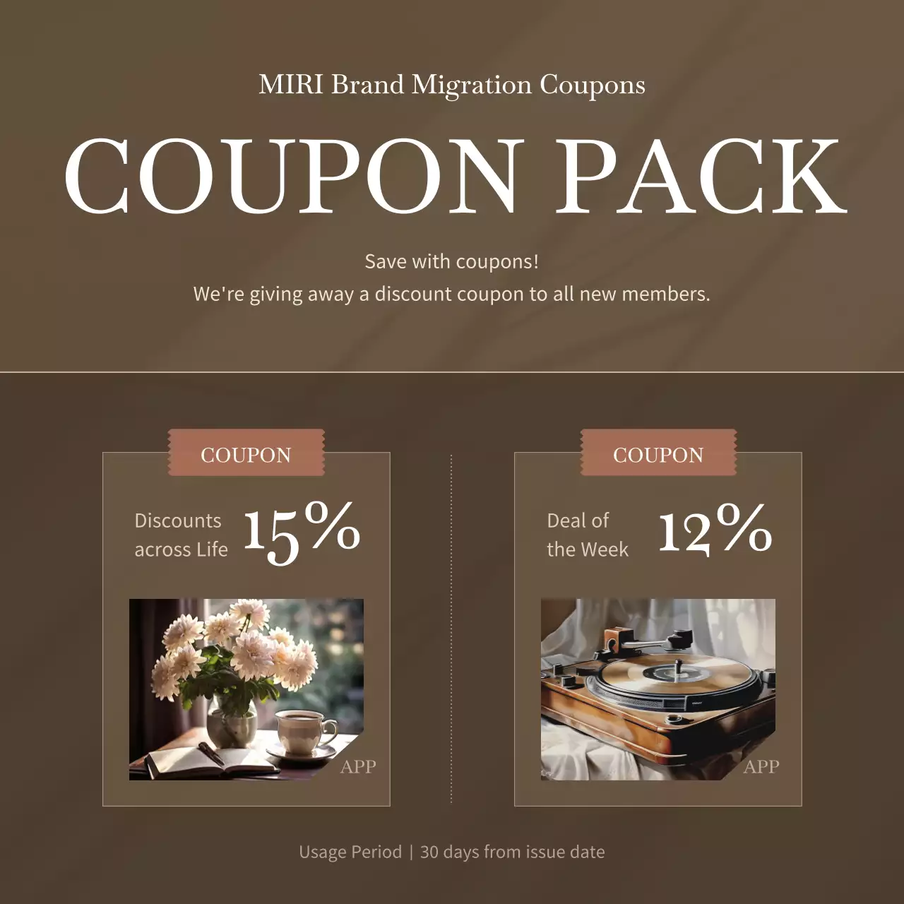 Brown Elegant Brand Promotion Instagram Carousel