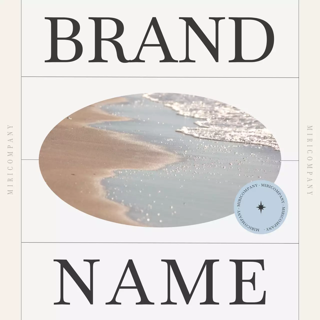 베이지 미니멀 브랜드 프로모션 인스타그램 캐러셀