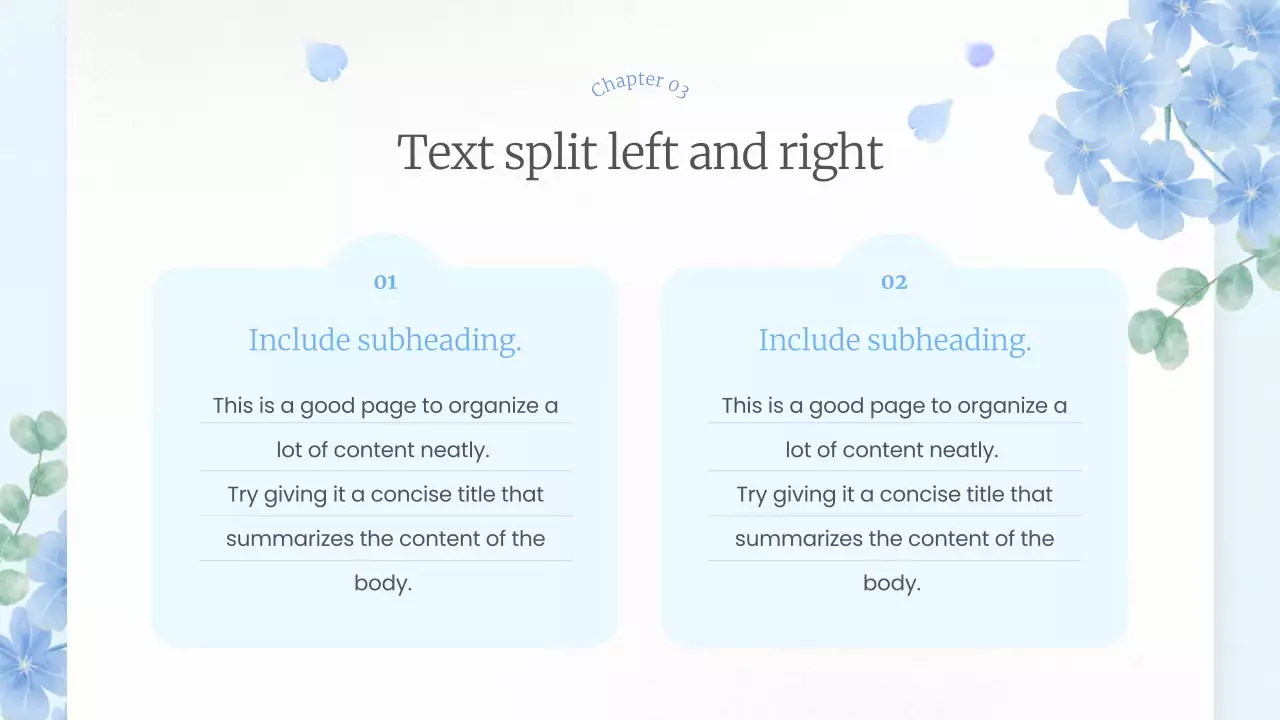 Blue Elegant Summer Presentation