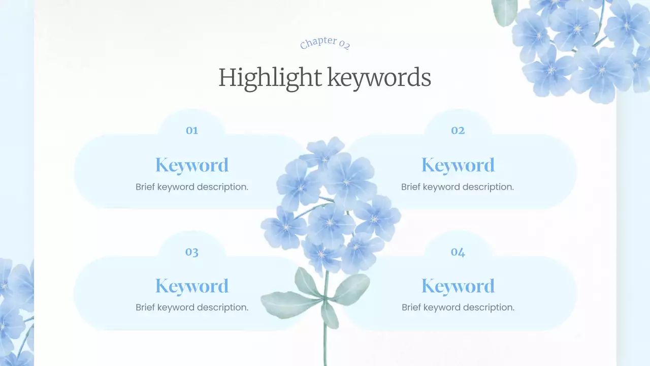 Blue Elegant Summer Presentation