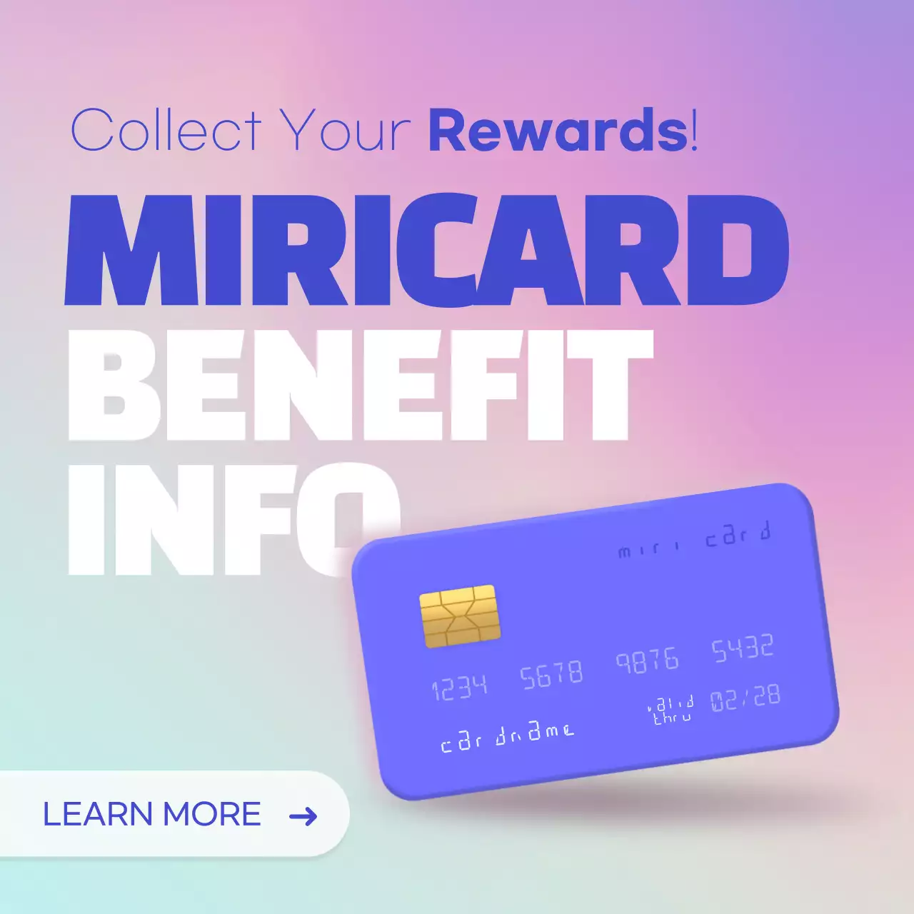 Colorful Modern Card Promotion Instagram Carousel