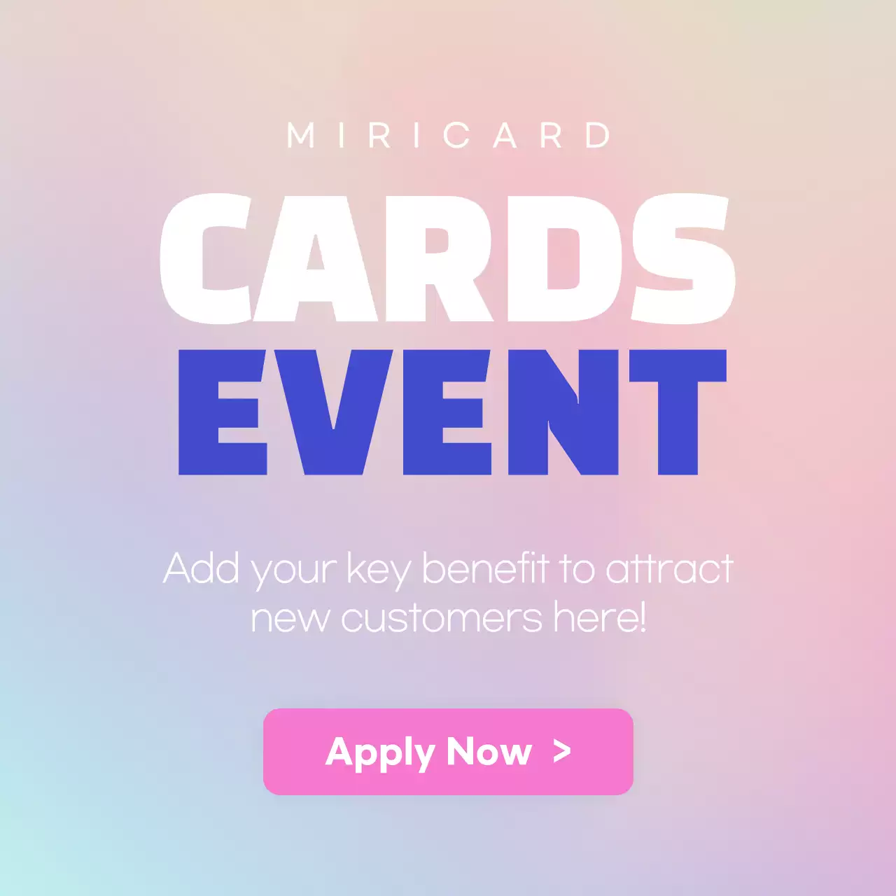 Promosi Kartu Modern Berwarna-warni di Instagram Carousel