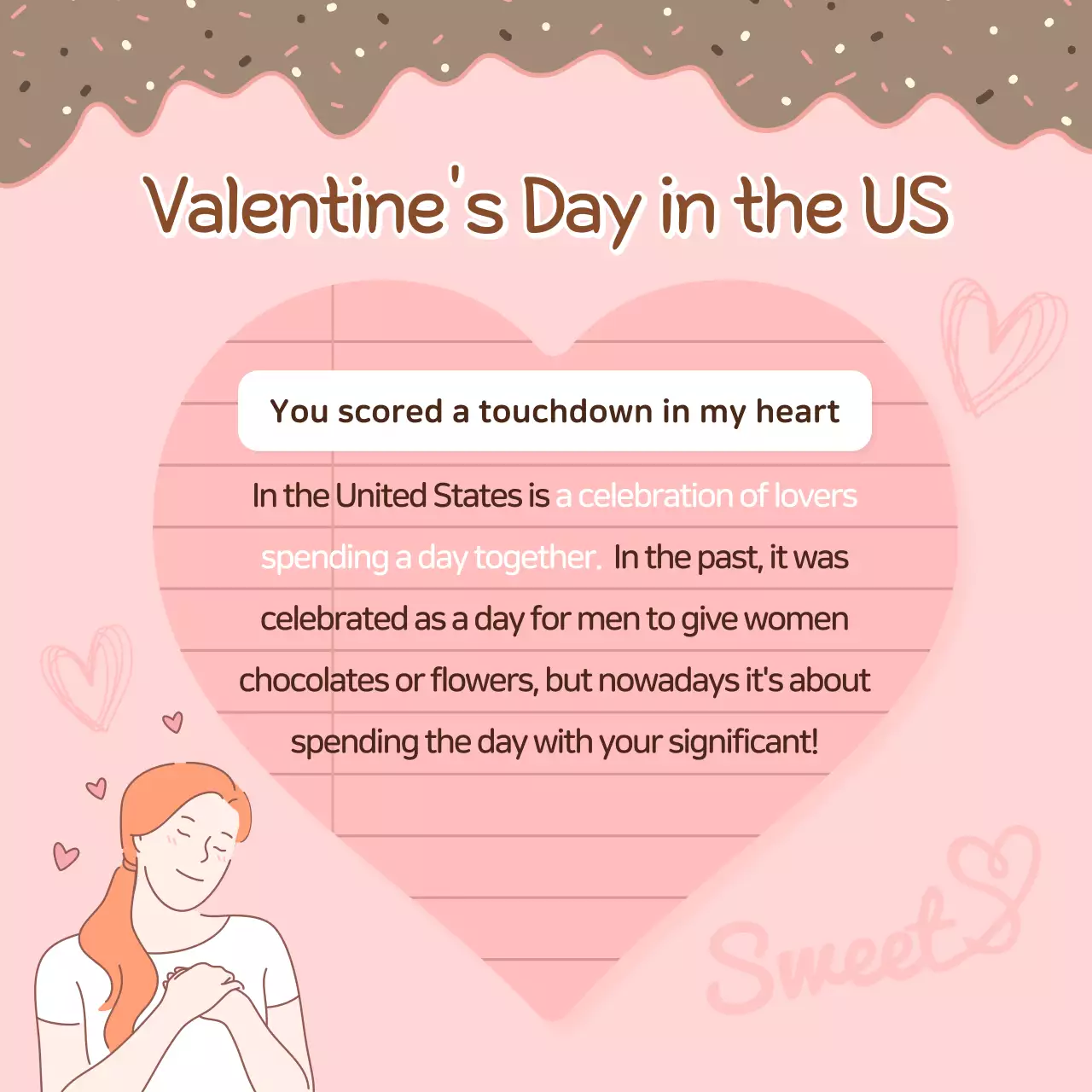 Pink Aesthetic Valentine's Guide Instagram Carousel