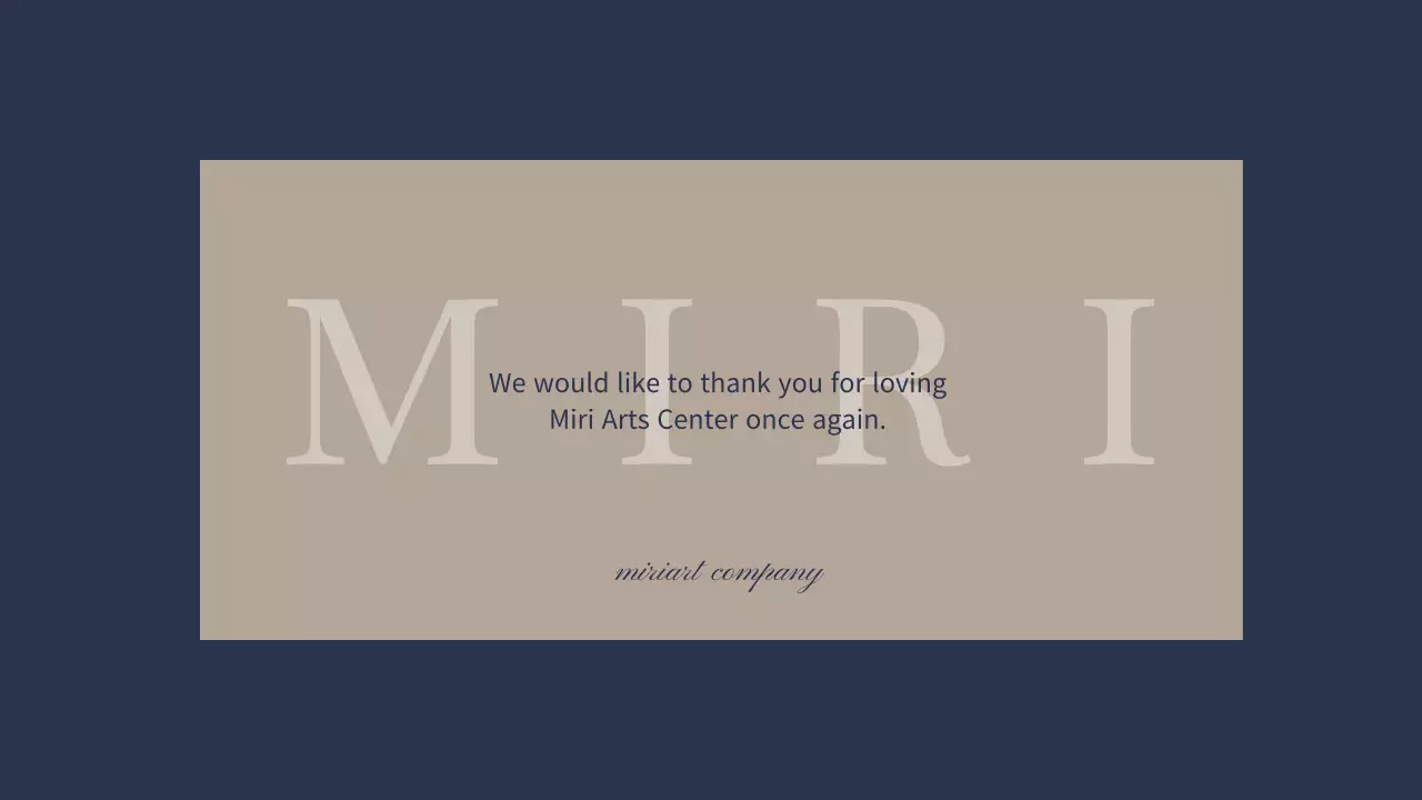 Navy Classic Art Guide Presentation