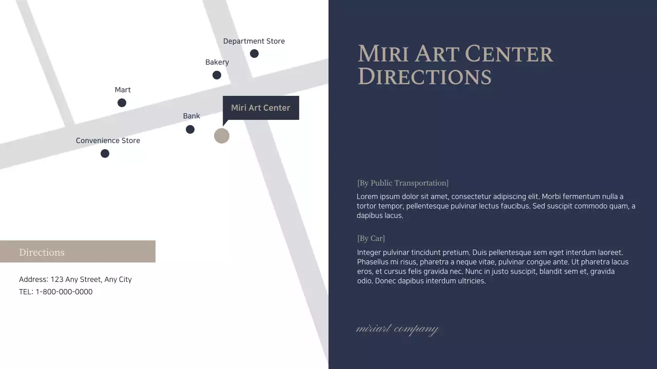 Navy Classic Art Guide Presentation