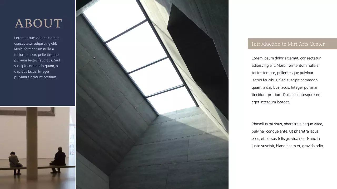 Navy Classic Art Guide Presentation