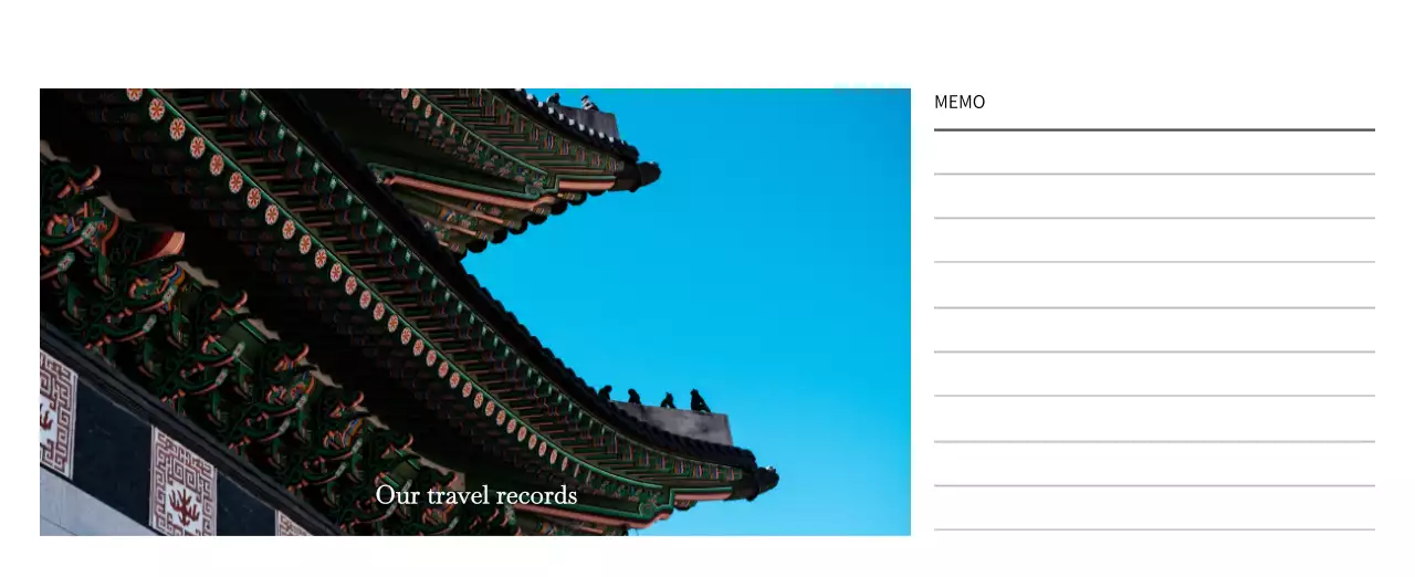 다양한 국가의 여행 프레임 사진 컨셉