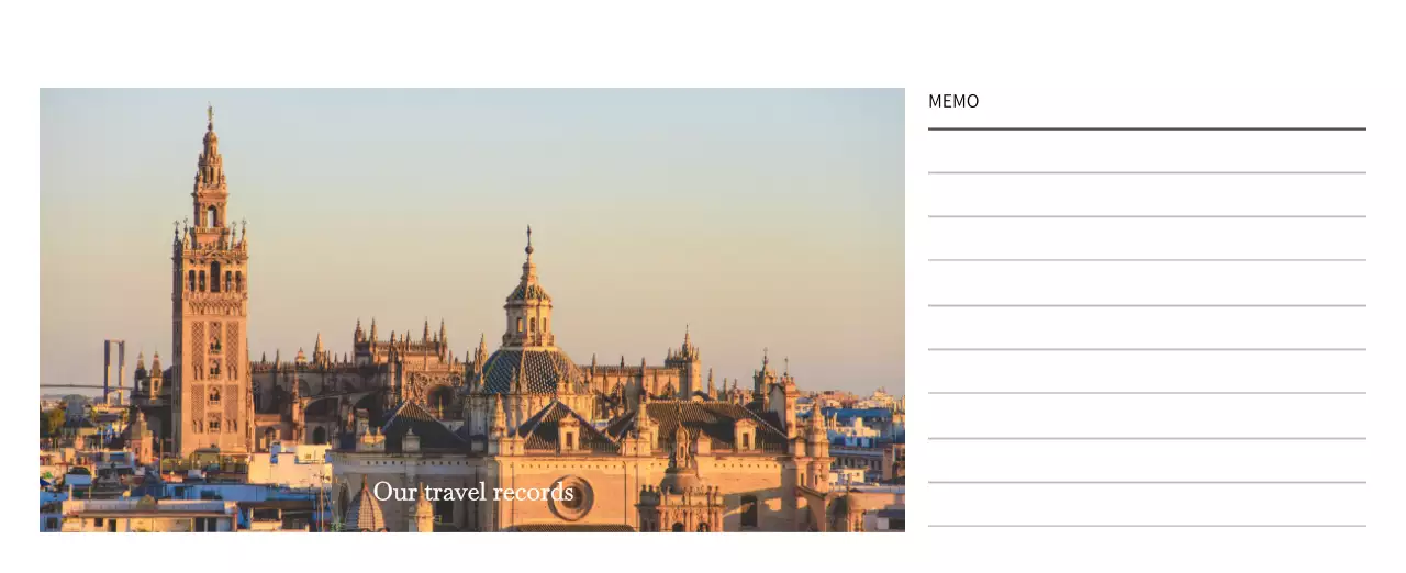 다양한 국가의 여행 프레임 사진 컨셉