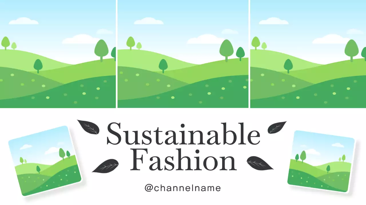 Black Trendy Fashion Promotion YouTube Thumbnail