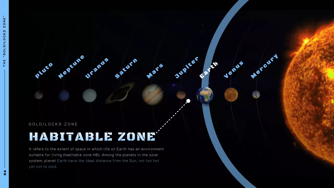 Chủ đề không gian sử dụng hình ảnh không gian trên nền đen