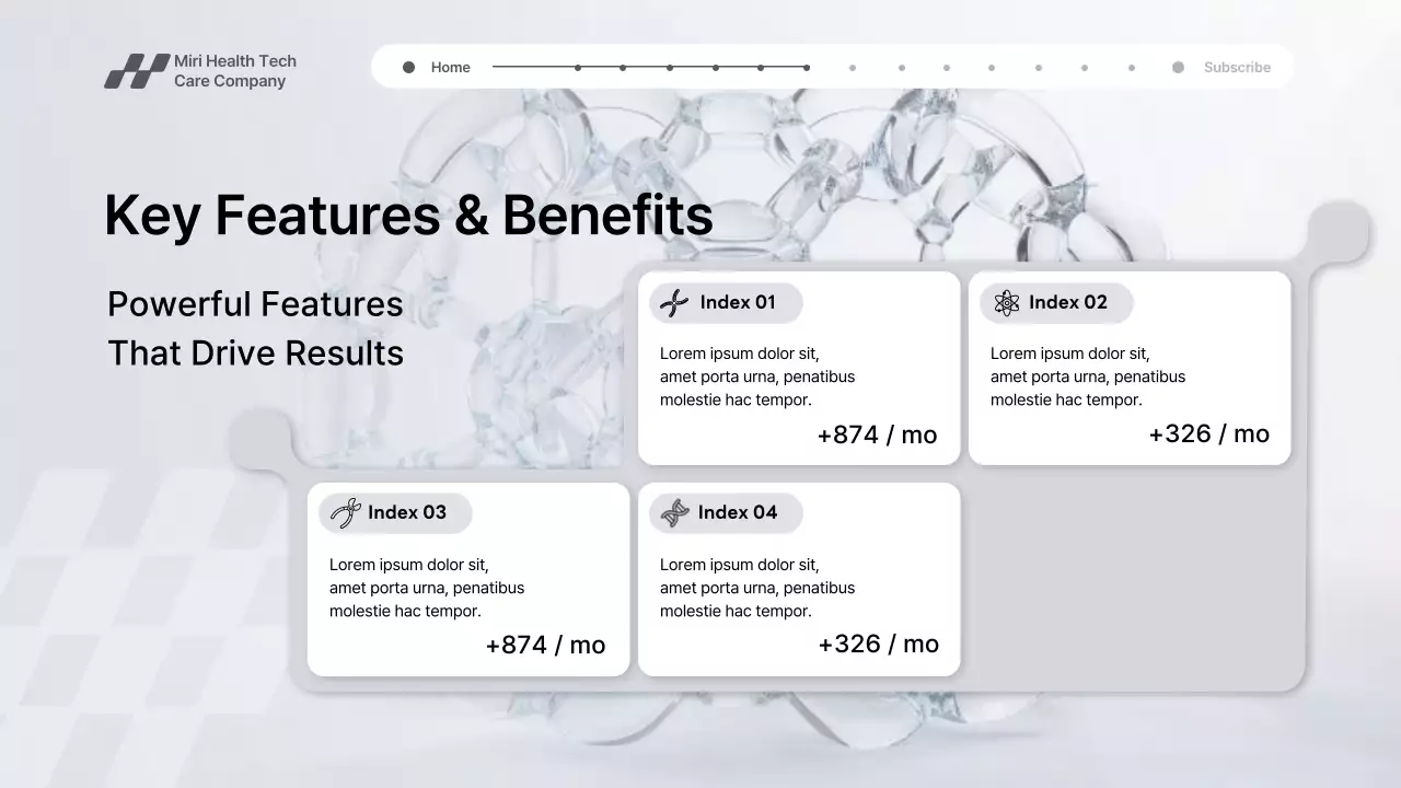 Grey Modern Health Tech Promotion Presentation