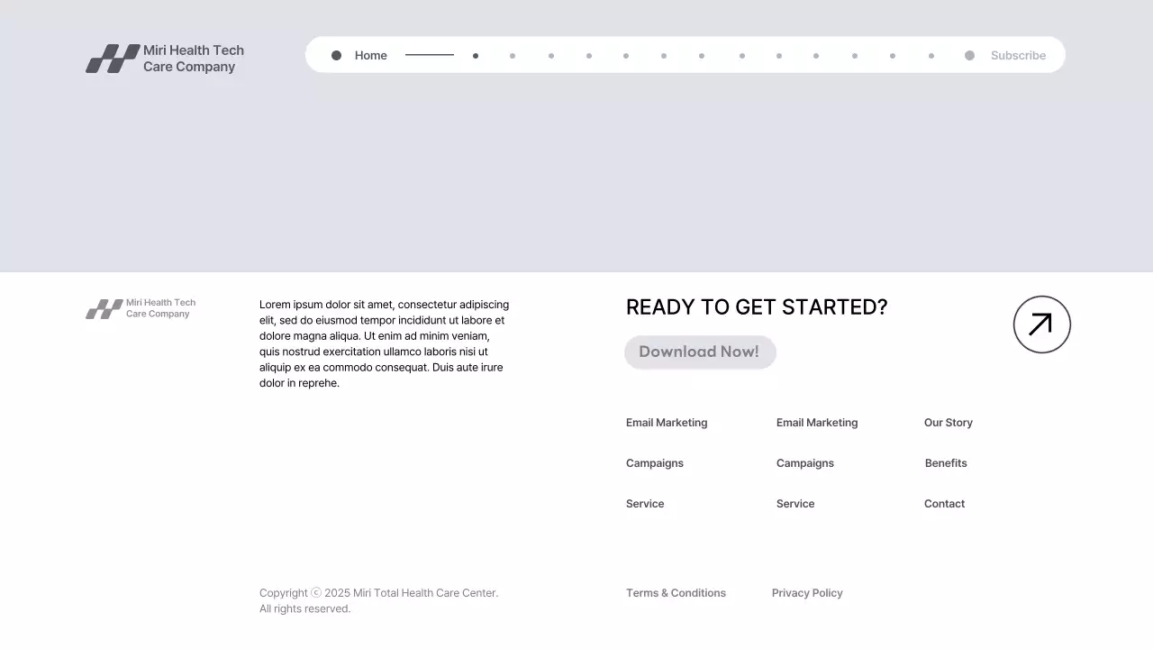 Grey Modern Health Tech Promotion Presentation