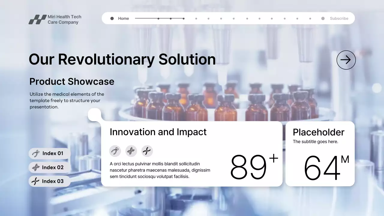 Grey Modern Health Tech Promotion Presentation