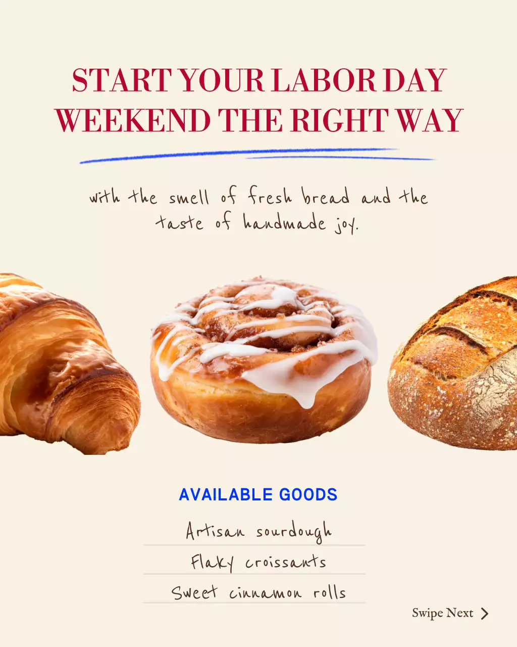 Beige Modern Aesthetic Bakery Promotion Instagram Post