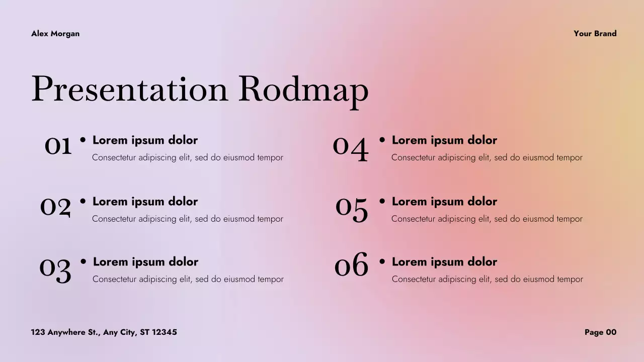 Purple Abstract Dance Storytelling Presentation