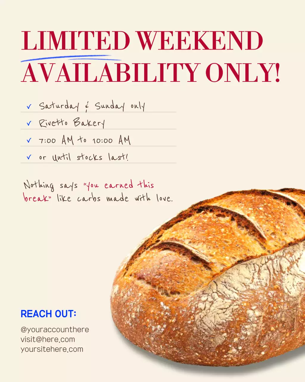 Beige Modern Aesthetic Bakery Promotion Instagram Post