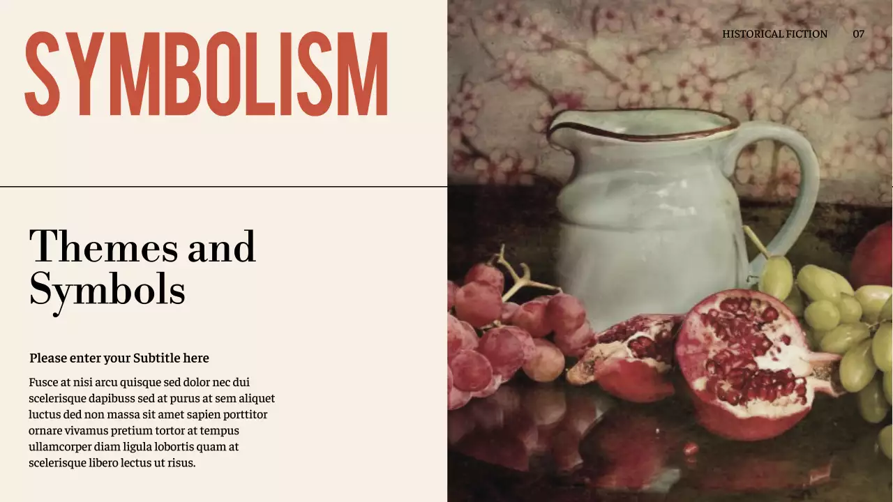 Black Vintage Fiction Document Presentation