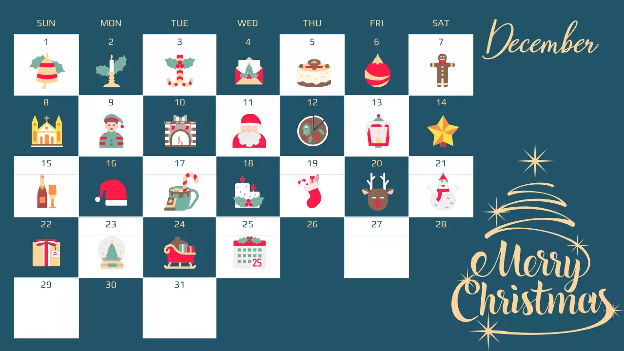 무지개의 트렌드한 달력 플래너