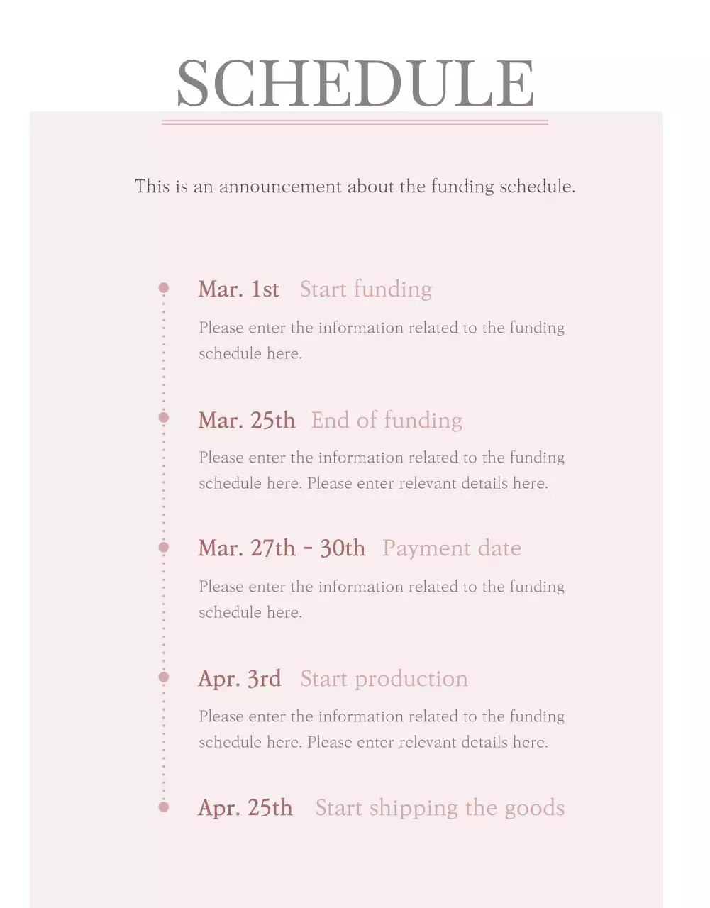 Poster Promosi Perhiasan Elegan Berwarna Pink