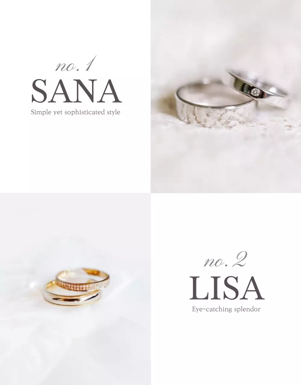 Poster Promosi Perhiasan Elegan Berwarna Pink