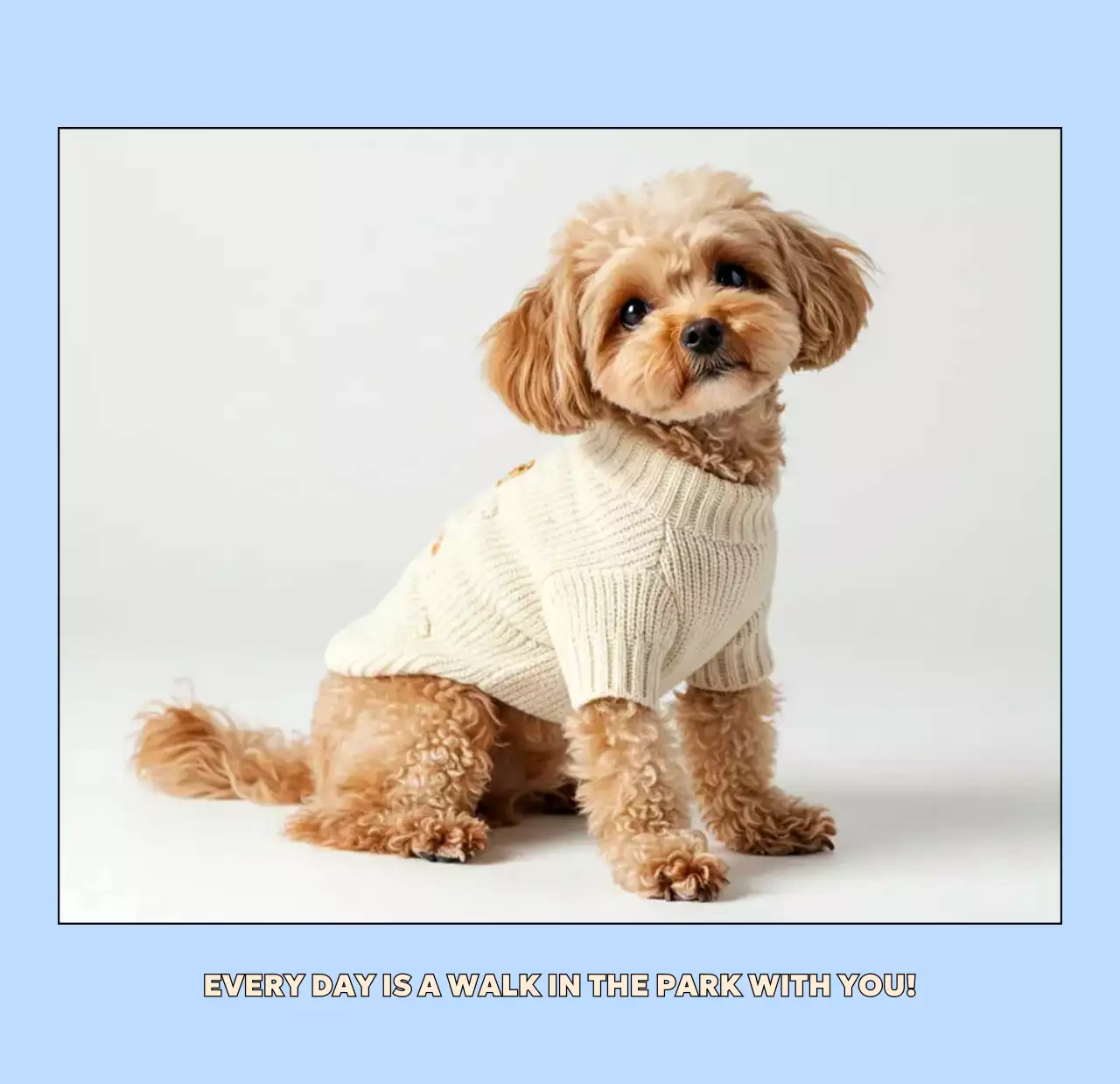 베이지 아기자기한 반려동물 달력