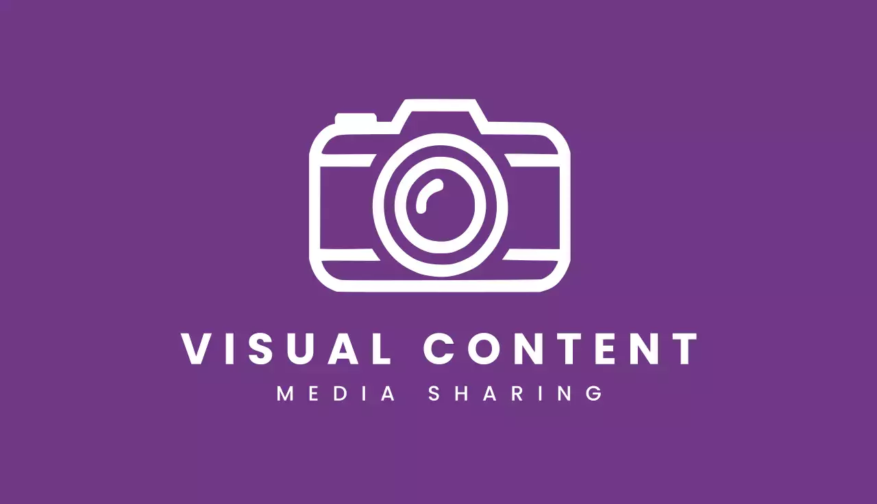 Purple Modern Media Business Card