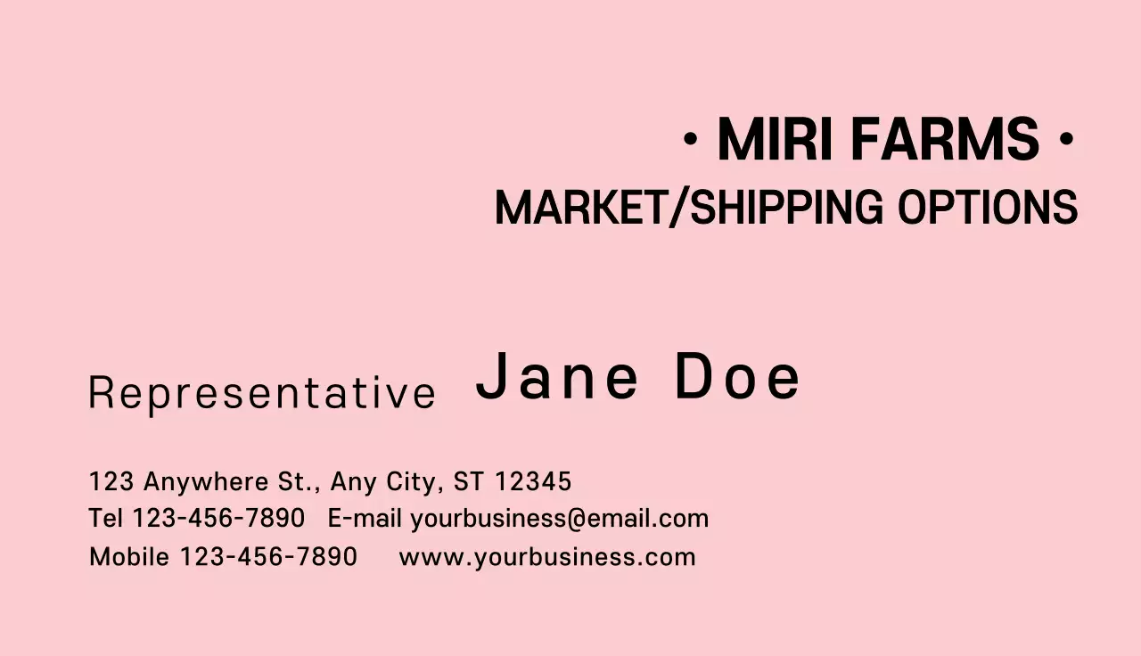 Green Rustic Syrup Label Business Card