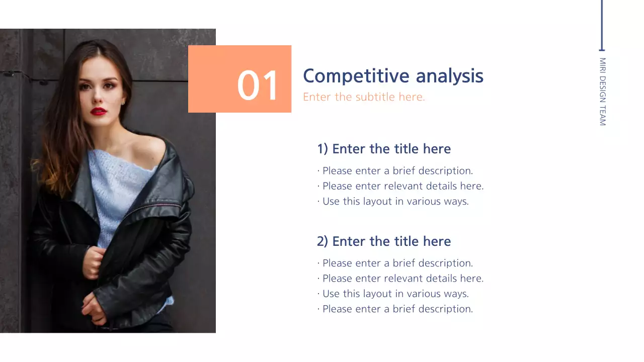 Blue Modern Fashion Presentation