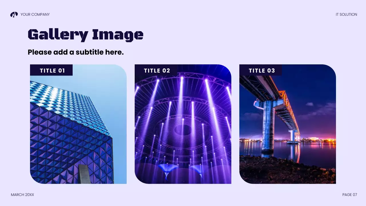 남색 모던 기술 설명