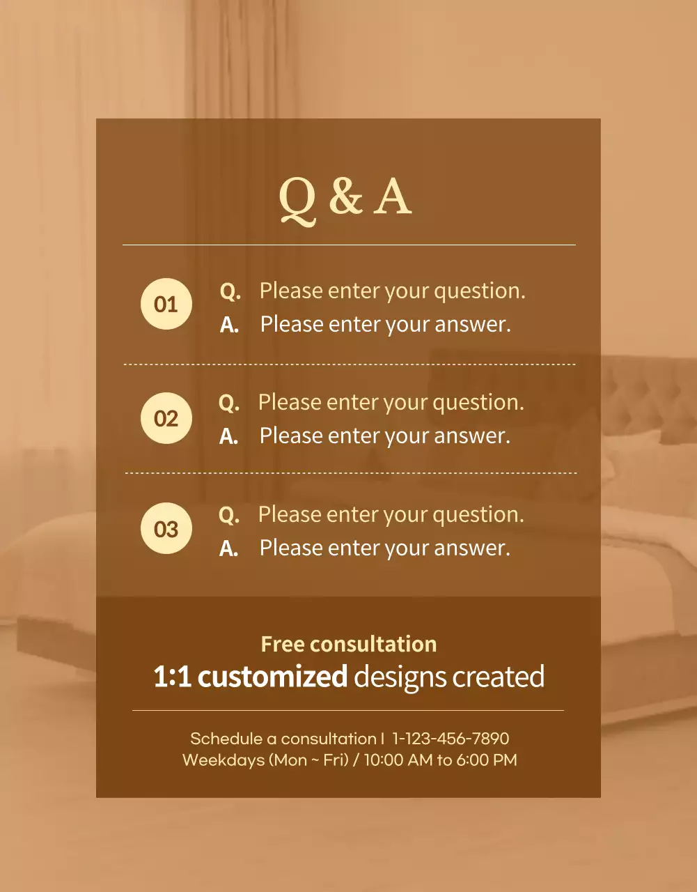 Beige Modern Home Promotion Poster