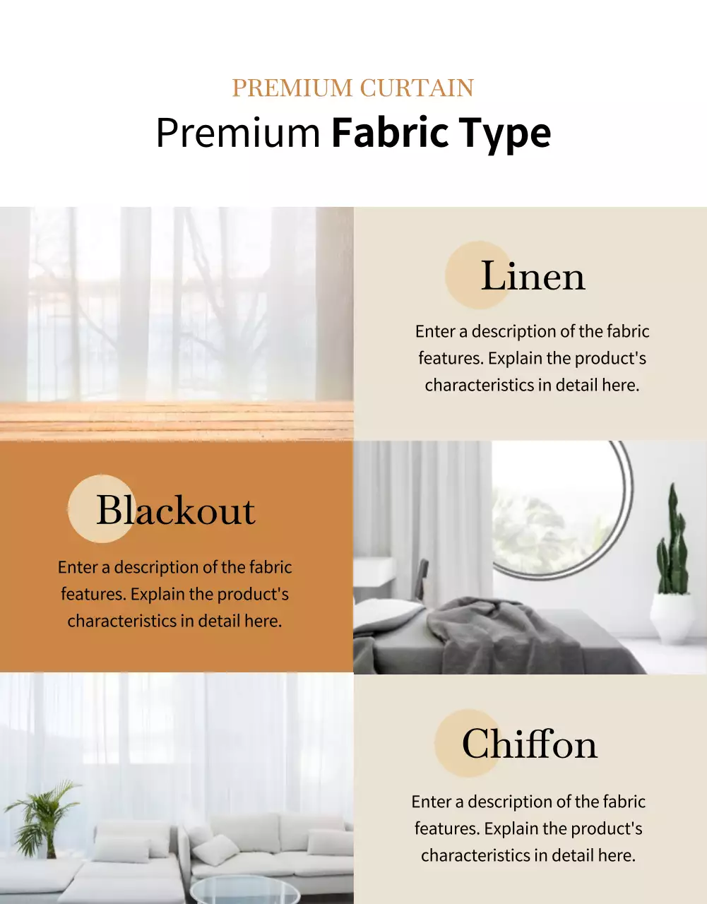 Beige Modern Home Promotion Poster