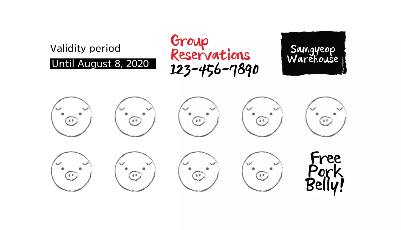 Brown Rustic Food Promotion Business Card