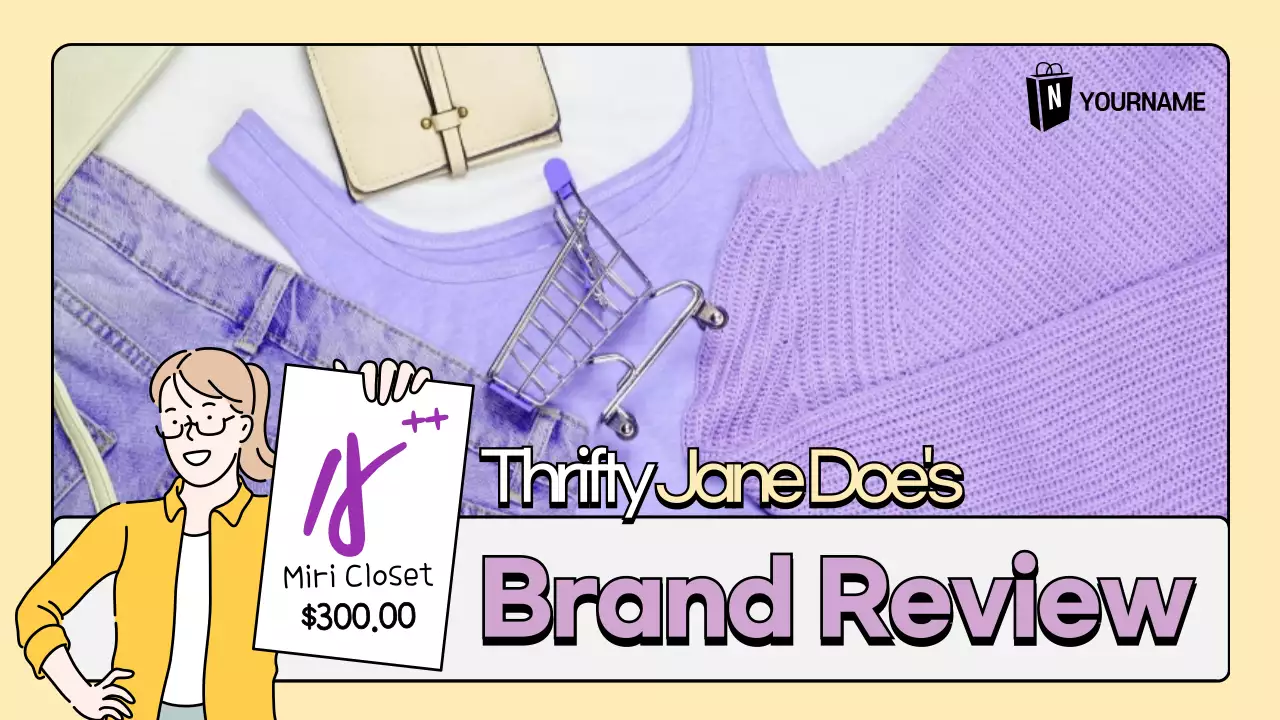Purple Trendy Fashion Review YouTube Thumbnail