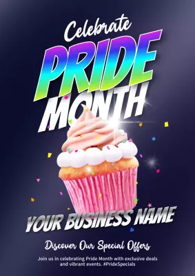 Rainbow Trendy Pride Promotion Poster