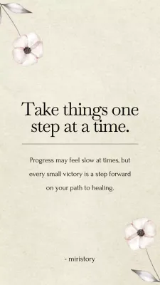 Beige Minimalist Healing Guideline Instagram Post