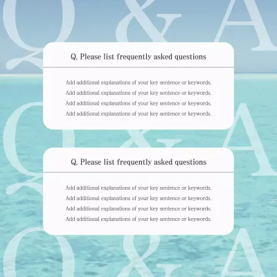 Blue Minimal Faq Guide Social Media Post