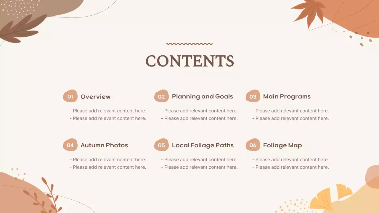 Beige Rustic Autumn Guide Presentation