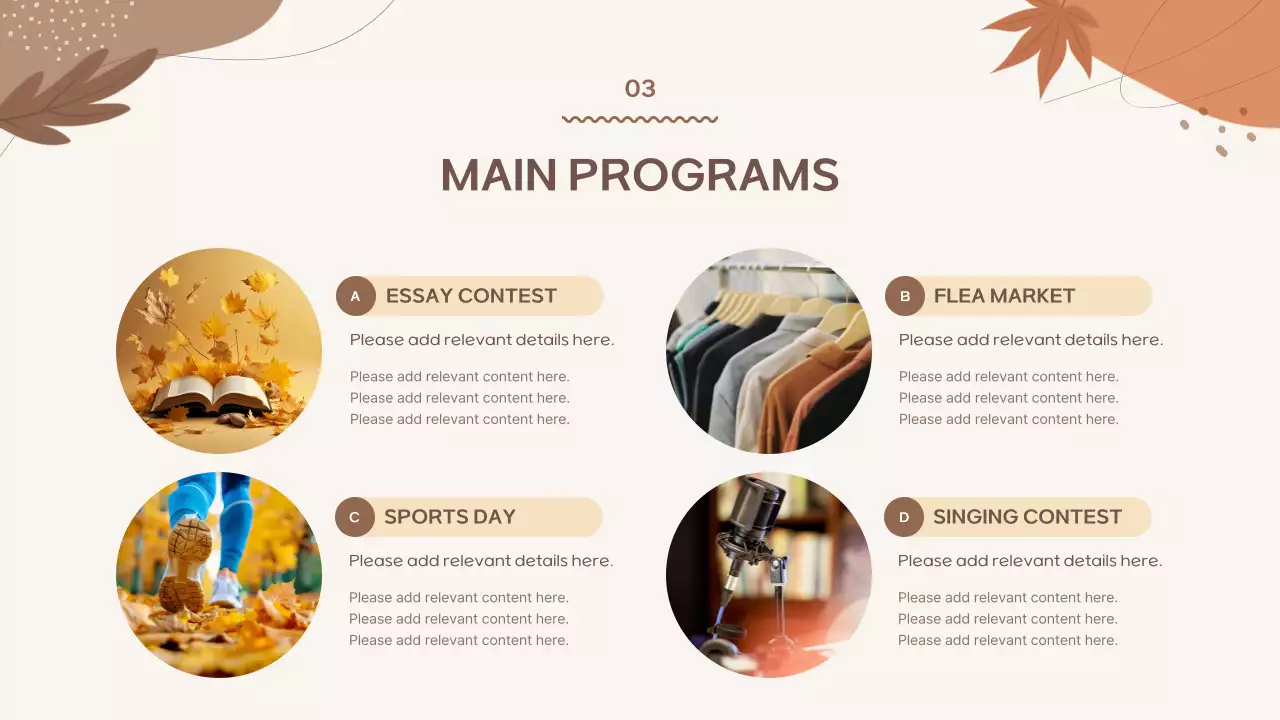 Beige Rustic Autumn Guide Presentation