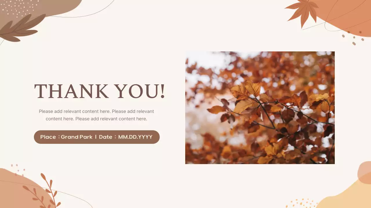 Beige Rustic Autumn Guide Presentation