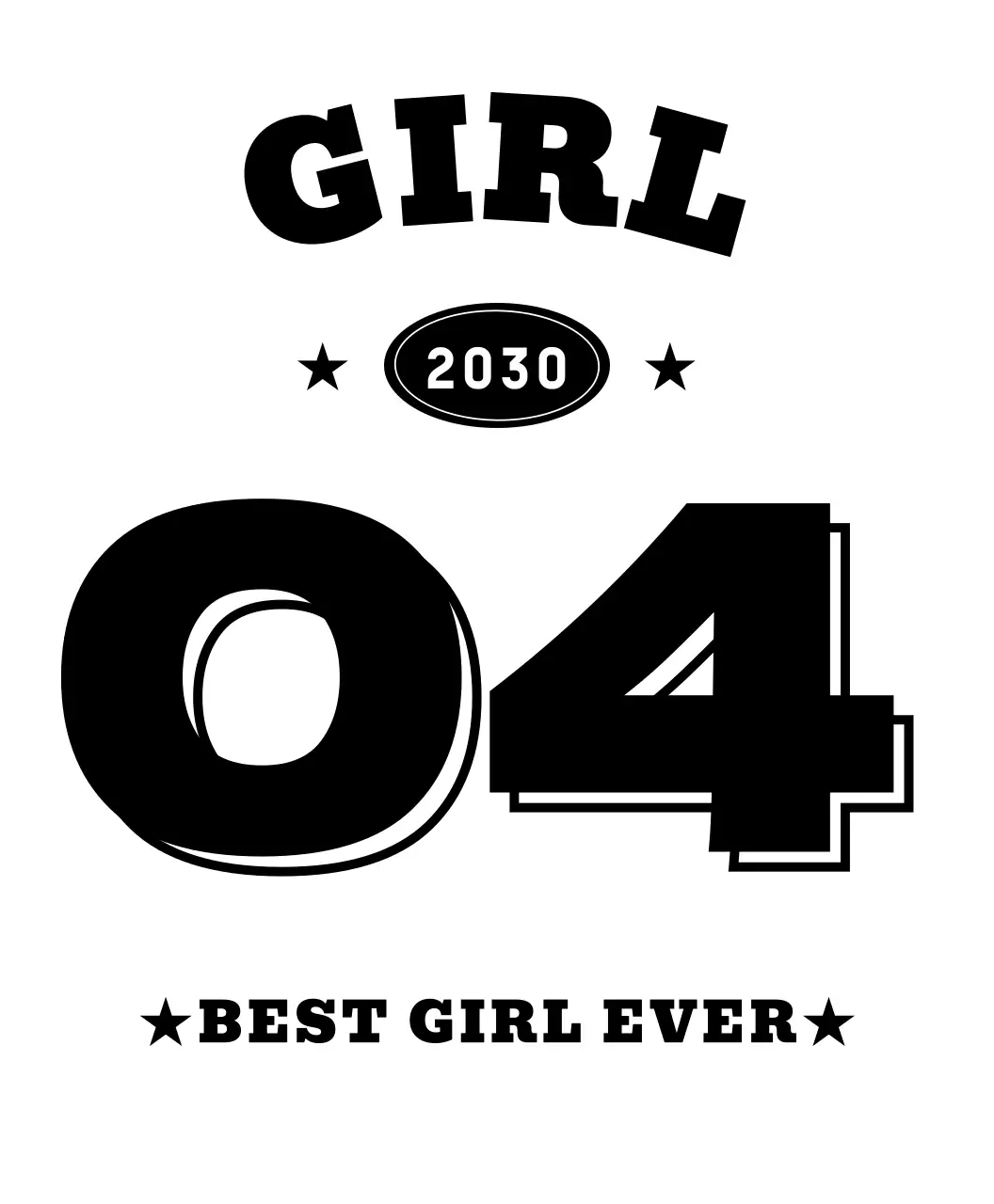 흰색 심플 가족 로고