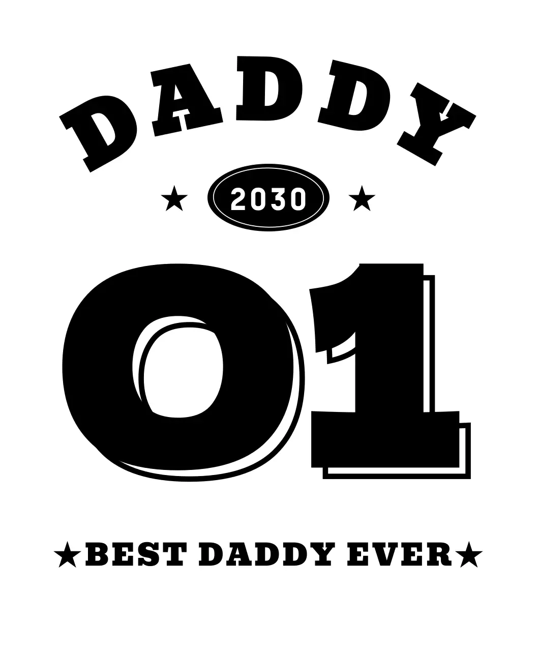 흰색 심플 가족 로고